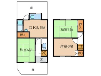 間取図 加藤様貸家Ⅱ