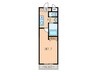 A-City清須 1Kの間取り