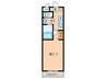 A-City清須 1Kの間取り