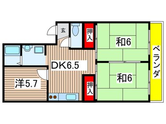 間取図 浅井ハイツ