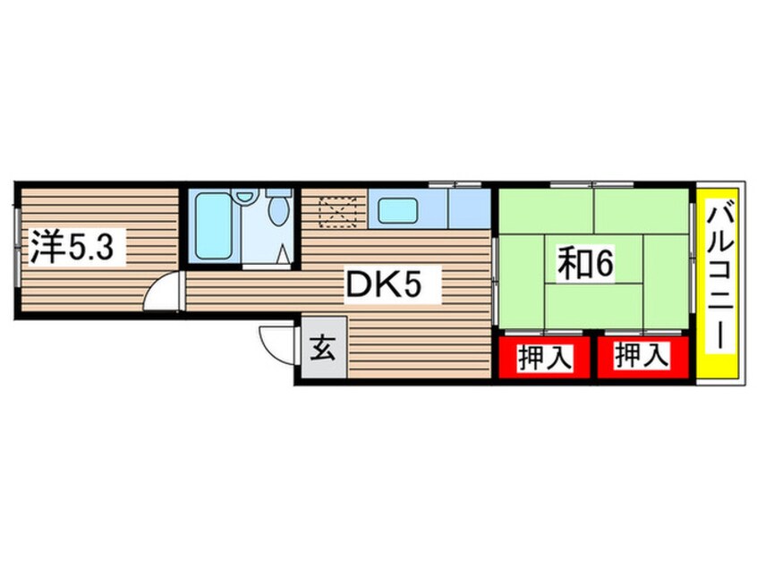 間取図 浅井ハイツ
