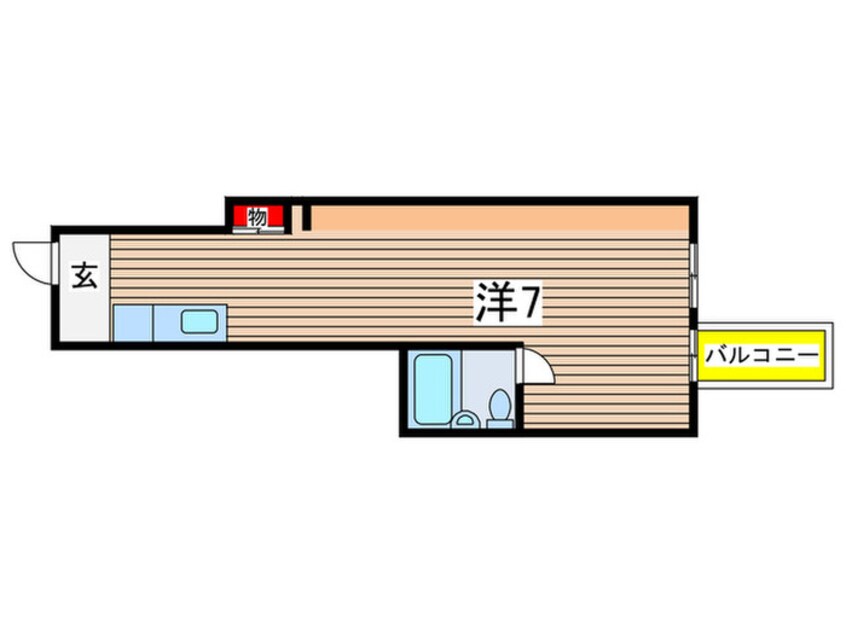 間取図 ビラカレッジ３