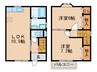 ＭＡＰＬＥ　Ａ 2LDKの間取り
