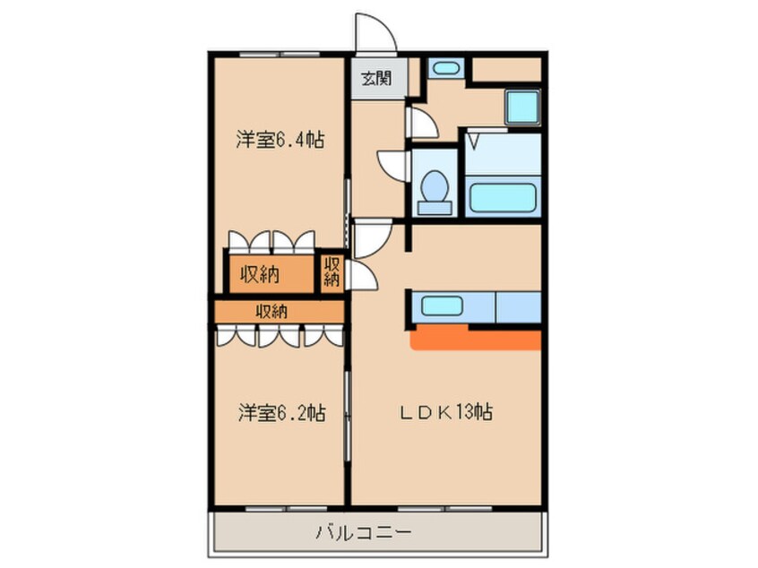 間取図 オアシスⅠ