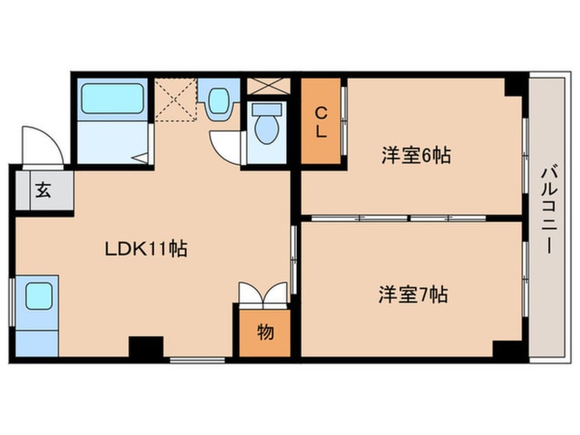 間取図 シャンテ千種