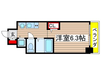 間取図 ﾌﾟﾚｻﾝｽ金山ｸﾞﾘｰﾝﾊﾟｰｸｽ(1408)