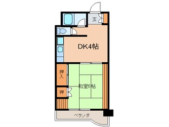 間取図 ハイツ東大手