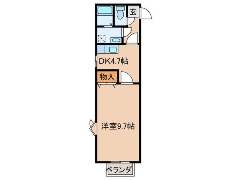 間取図 ブライトカメリア