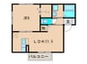 サンオ－タＫ－Ⅱ 1LDKの間取り