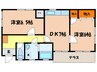 コーポミヤマエ 2DKの間取り