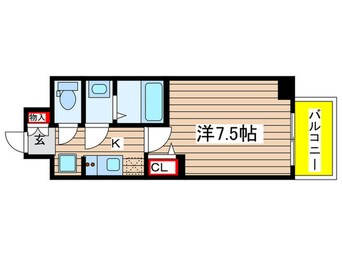 間取図 プレサンス東別院駅前(403)