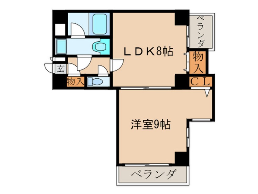 間取図 パックス今池