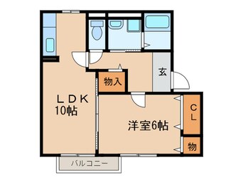 間取図 MAISONNETTEアルペンローゼ