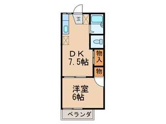 間取図 ハイツ月