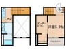 Casa Kamiyu 1Kの間取り