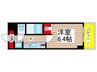 ﾌﾟﾚｻﾝｽ上前津ﾘﾗｸｼｱ(1402) 1Kの間取り