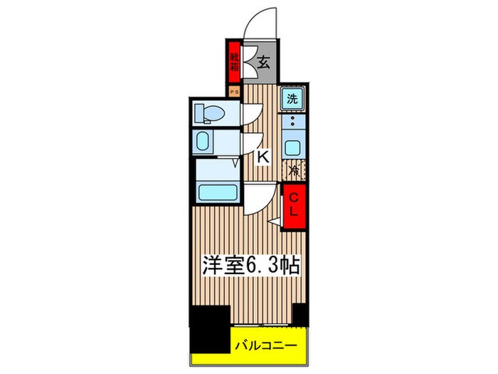 間取り図 ﾌﾟﾚｻﾝｽ上前津ﾘﾗｼｽ(603)