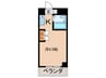 Ｂｅ　ＣｉｎＣ 1Kの間取り