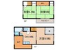 花村代官町　南南角店舗 3DKの間取り
