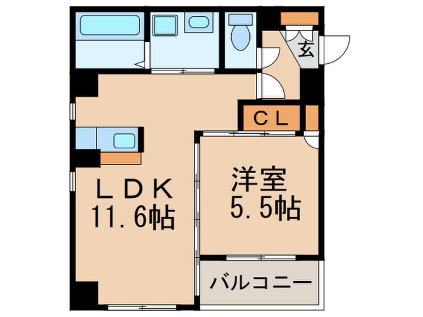 間取図 サンディアＭ．Ｔ