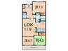 徳川園サンハイツ(205) 3LDKの間取り