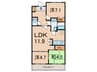 徳川園サンハイツ(205) 3LDKの間取り