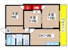 メゾンかわはら 3DKの間取り