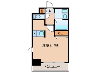 間取図 ﾌﾟﾚｻﾝｽ桜通ｱﾍﾞﾆｭｰ(501)