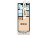エスポワ－ル中沼 1Kの間取り