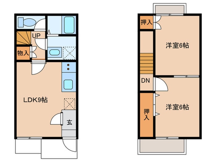 間取り図 DUPLEX国王２３１　B