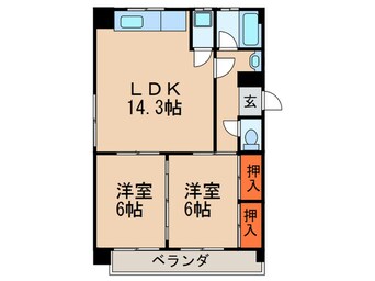 間取図 コンセール東山