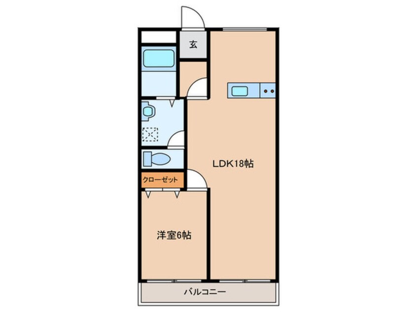 間取図 東和ﾊｲﾂ