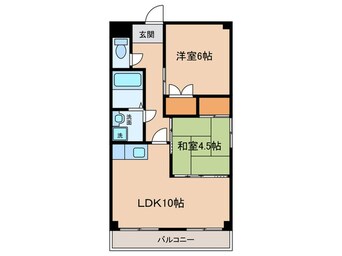 間取図 サンライズ入場