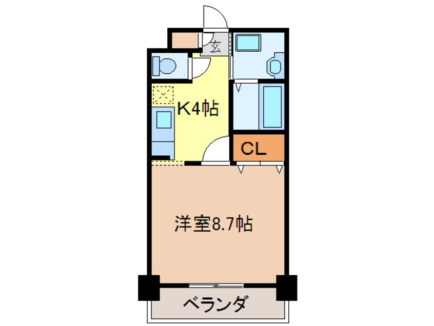 間取図 Ｙ・Ｓ・ハイツ万代