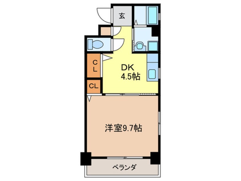 間取図 Ｙ・Ｓ・ハイツ万代