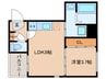 Casa TR 庄内緑地公園 1LDKの間取り