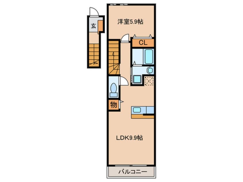 間取図 サンハイツときわ