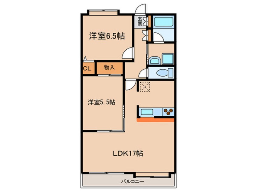 間取図 シンシア東山台