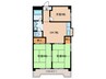 平子台マンション 3DKの間取り