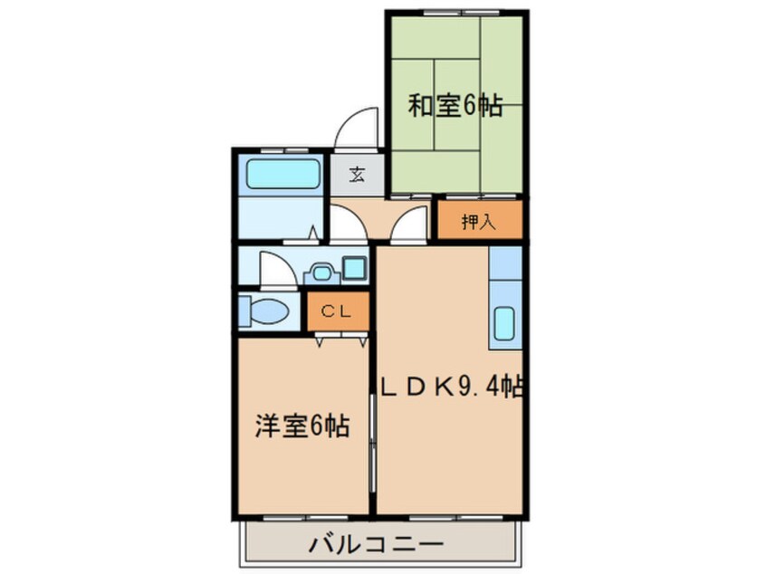 間取図 カーサベルデ