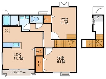 間取図 パークサイド横井