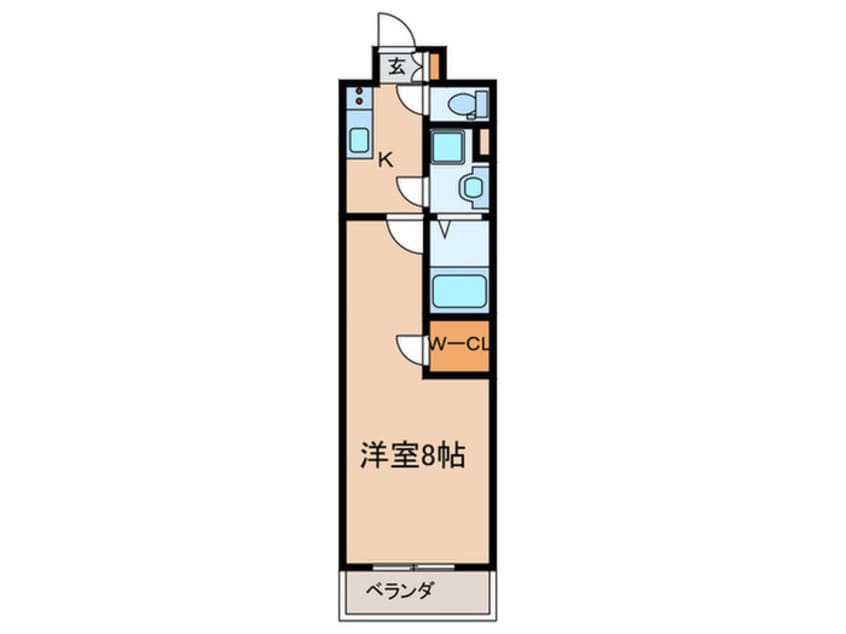 間取図 エスリード上前津ツヴァイテ
