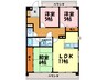 第５田中ビル 3LDKの間取り