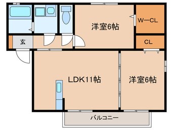 間取図 アネックス　北棟