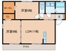 アネックス　北棟 2LDKの間取り