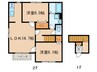Forest Maison 山王 2LDKの間取り