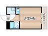 徳川マンション 1Rの間取り