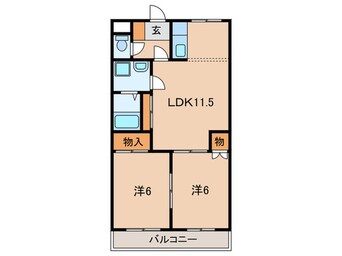 間取図 レジデンス花水木