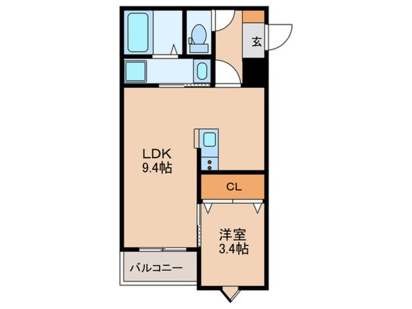 間取図 LECOCON北名古屋