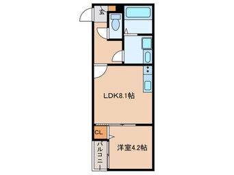 間取図 LECOCON北名古屋